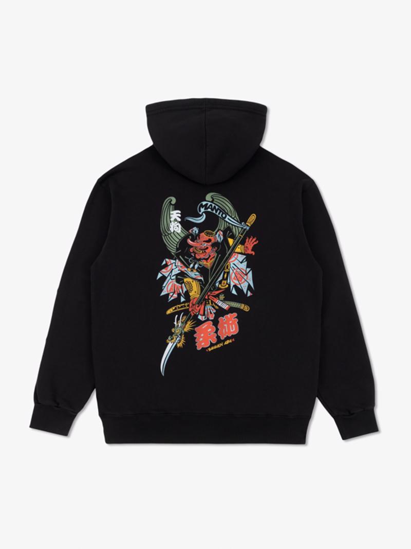 MANTO hoodie tengu-black